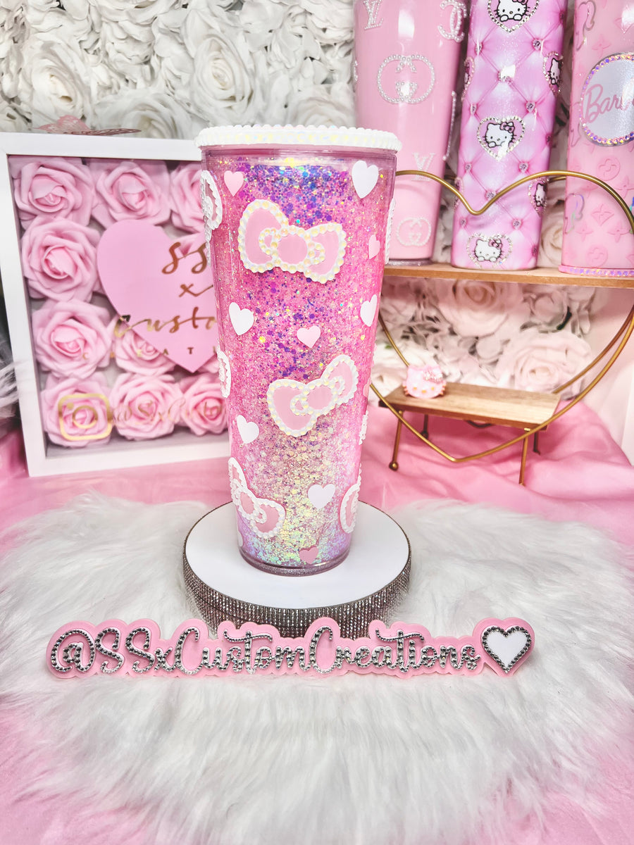 Hello Kitty Snowglobe Tumbler – Pinacoladacreates