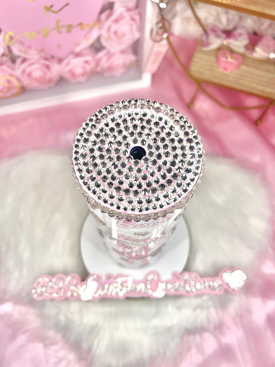 Barbie™ Silver Rhinestone Tumbler