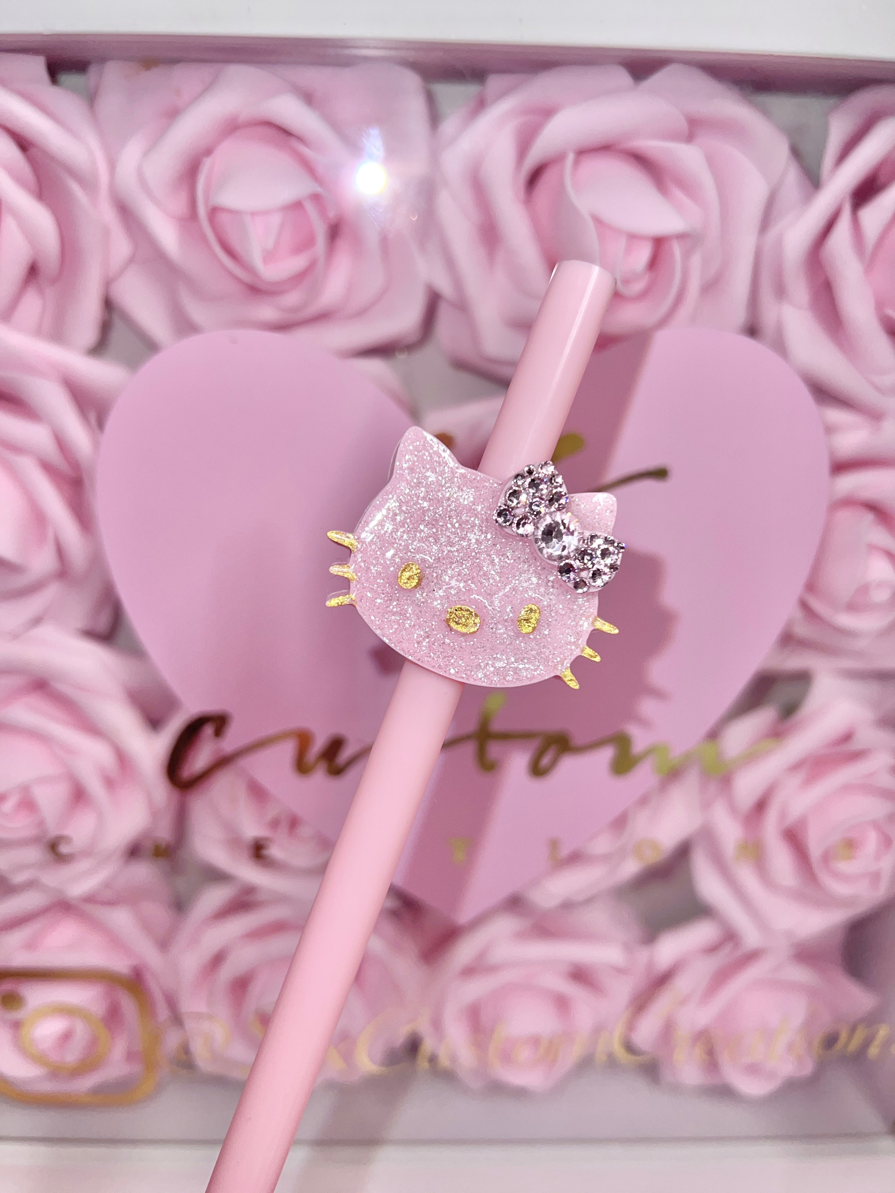 Hello Kitty Straw Topper – Bubbly Zone