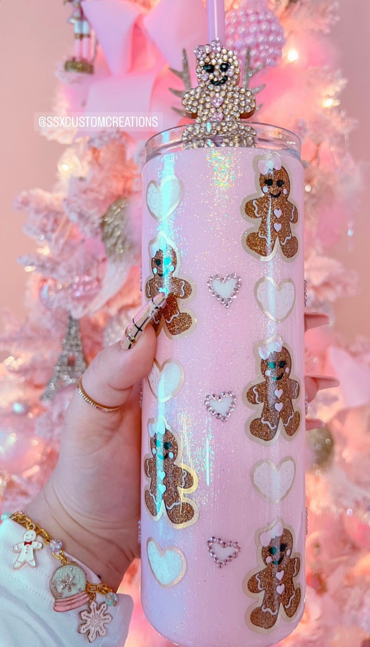 Pinkmas Gingerbread Girly Tumbler